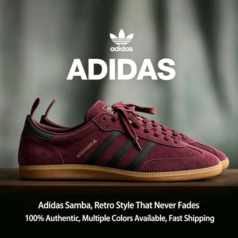 Street Fashion Adidas - Adidas samba Trefoil Unisex Düşük Bilekli