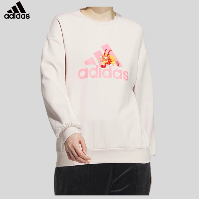 Street Fashion Adidas - adidas Oversize French Terry Kapüşonlu Kazak