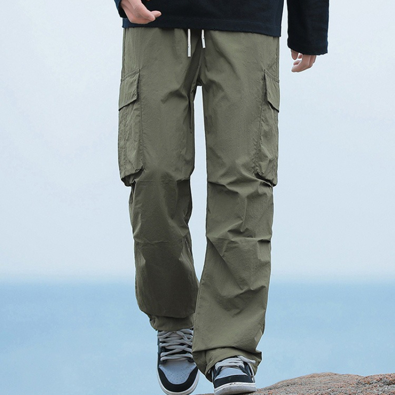 Cargo Pant Wide - Yaz erkek Gevşek Kargo Pantolon Kore
