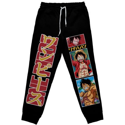 Street Fashion Logo - Erkek Tek Parça Luffy 2026 Jogger
