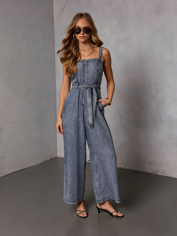 Street Fashion Jeans - Yazlık Vintage Kadın Denim Tulumları 2026
