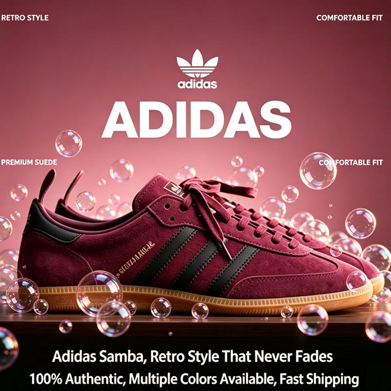 Street Fashion Adidas - Adidas samba Trefoil Unisex Düşük Bilekli