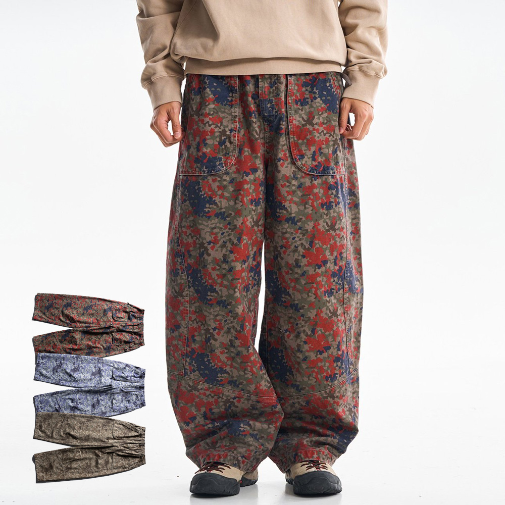 Cargo Pant Wide - Yüksek Kaliteli Baskı Pamuk Kargo Pantolon
