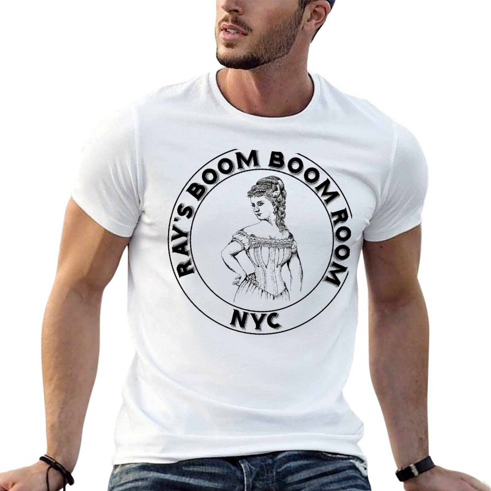 Street Fashion Nyc - Ray's Boom Boom Room NYC Tişörtü