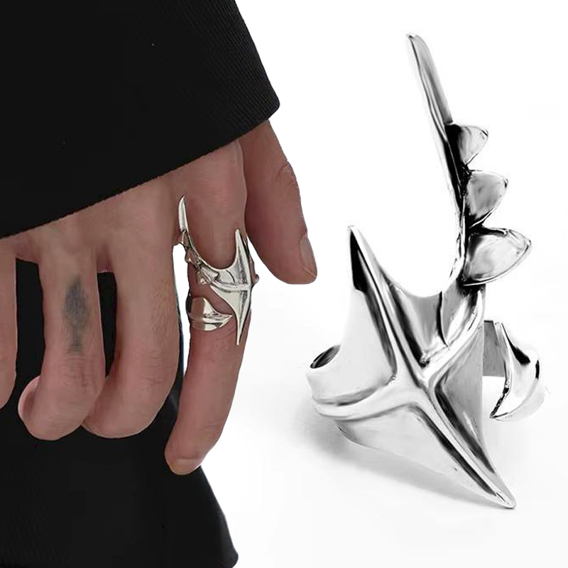 Street Fashion Rings - Cyberpunk Alien Düzensiz Yüzük Unisex Hip-hop