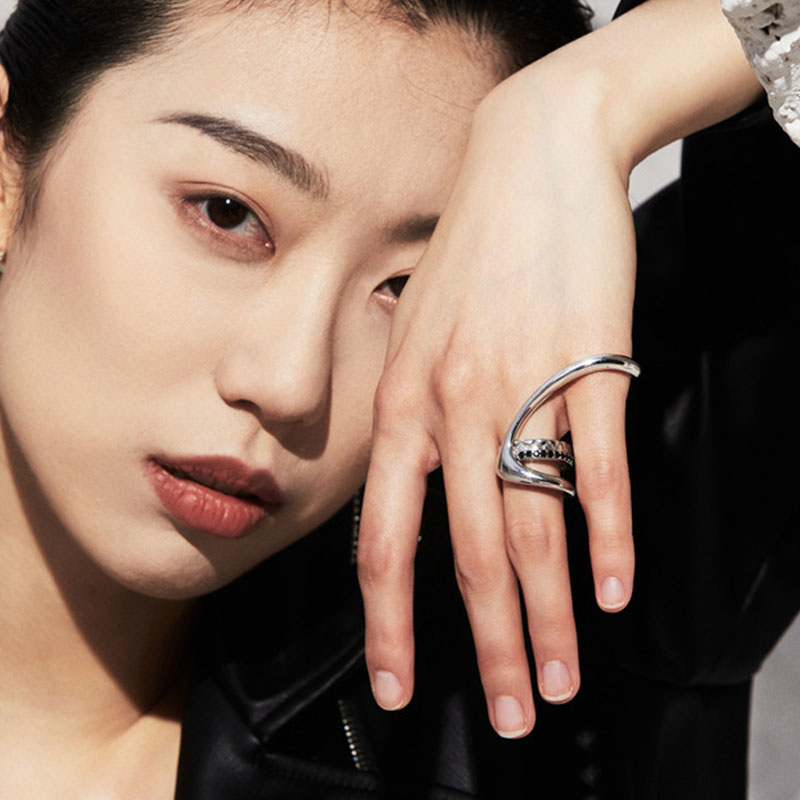 VENTFILLE kadınlar için 925 ay - Street Fashion Rings incelemesi ve fiyatı