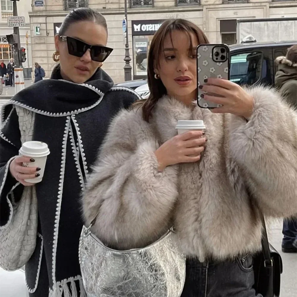 OFTBUY Taklit Kürk Ceket Kadın - Street Fashion Week incelemesi ve fiyatı