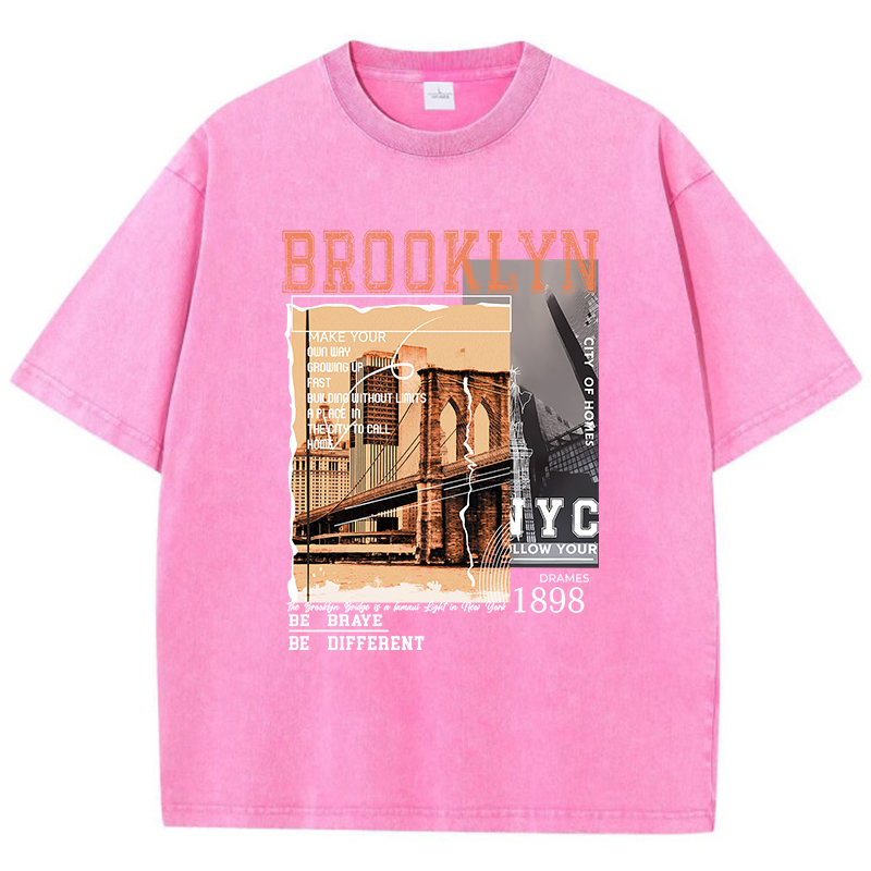 Brooklyn 1898 Nyc farklı Tshir - Street Fashion Nyc incelemesi ve fiyatı