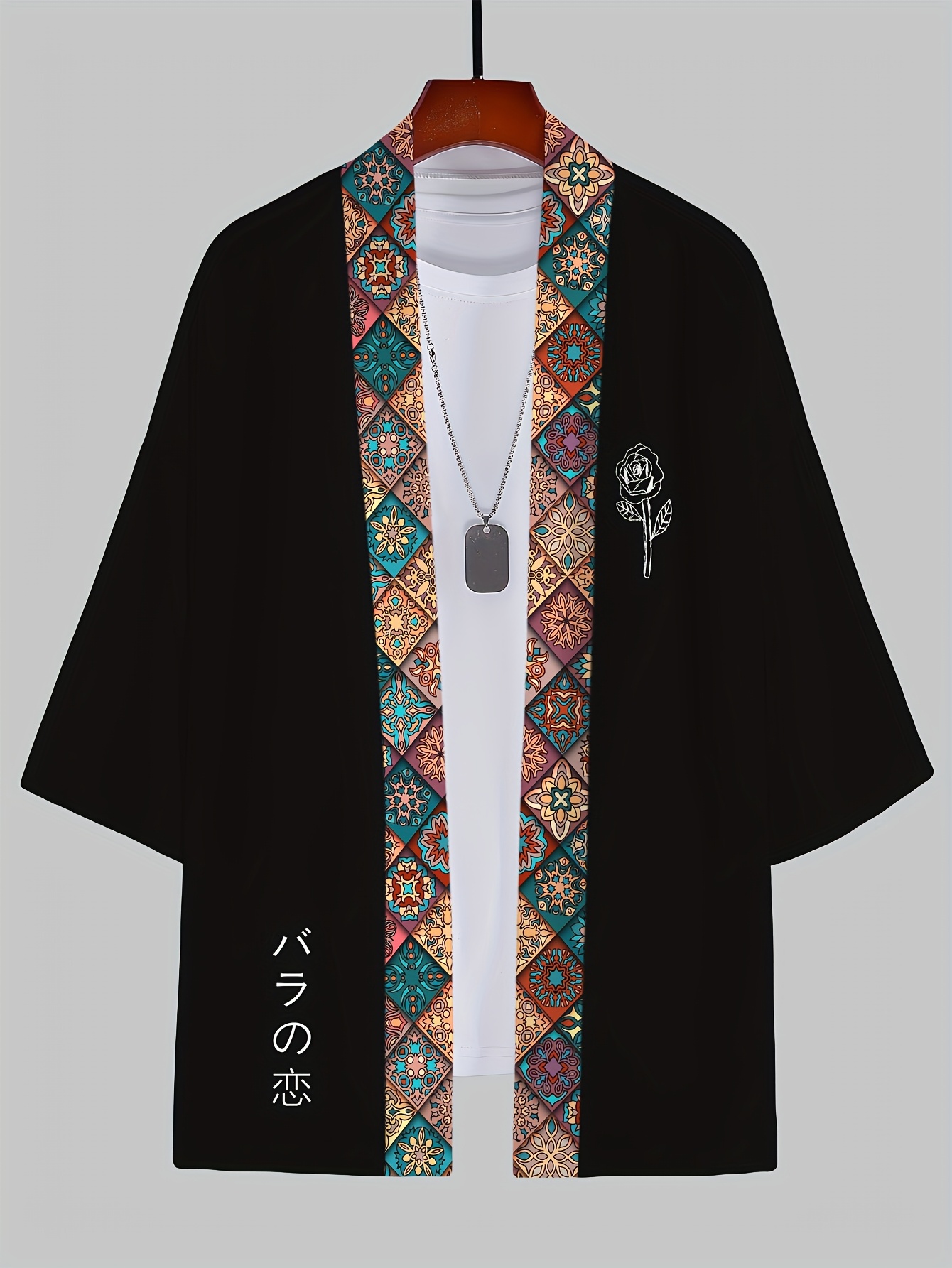 2026 Yaz Erkek Kimono 3D Baskı - Street Fashion Designer incelemesi ve fiyatı