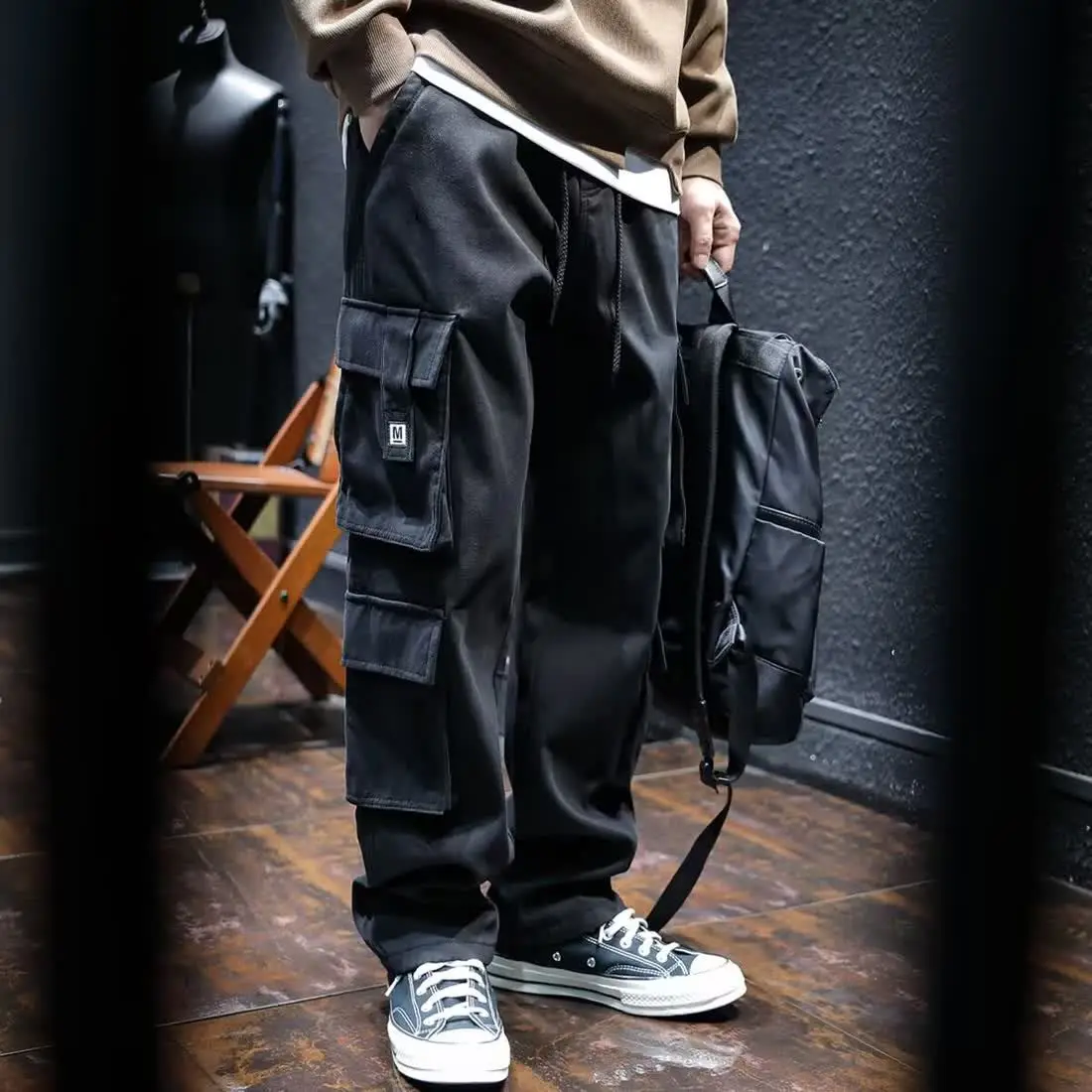 Geniş Çok Cep Pantolon Adam Bü - Cargo Pant Wide incelemesi ve fiyatı