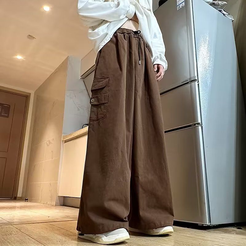 Yeni İlkbahar Yaz Erkek Retro  - Cargo Pant Wide incelemesi ve fiyatı