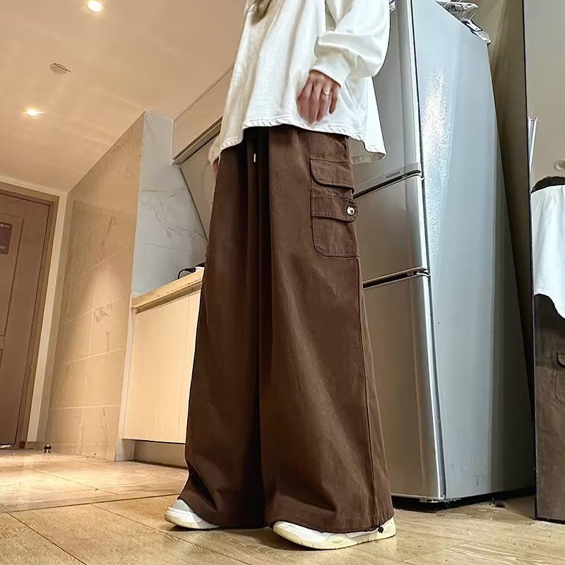 Yeni İlkbahar Yaz Erkek Retro  - Cargo Pant Wide incelemesi ve fiyatı
