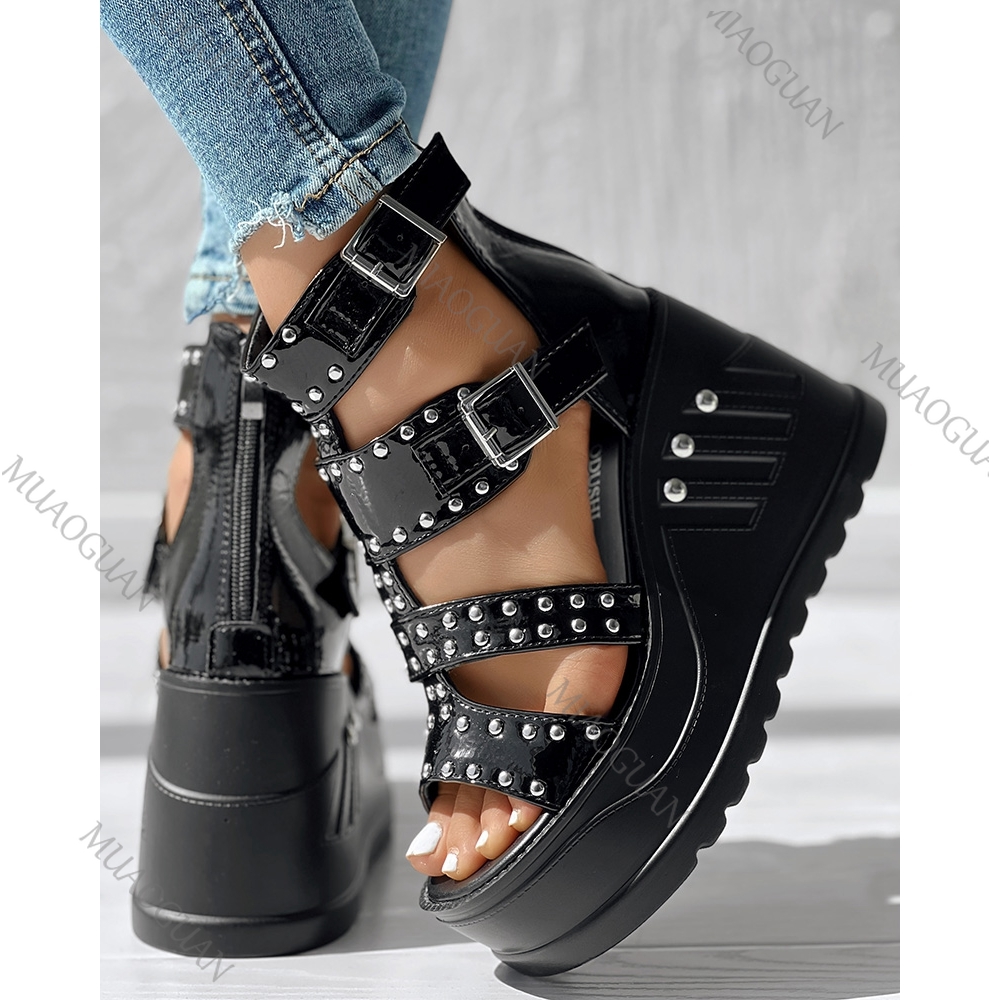 Moda Kadın Peep Toe Siyah Sand - Street Fashion Designer incelemesi ve fiyatı