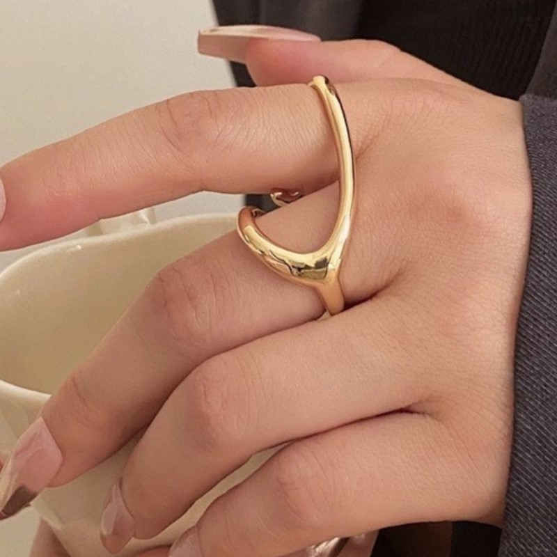 PANJBJ 925 ayar gümüş çizgi ge - Street Fashion Rings incelemesi ve fiyatı