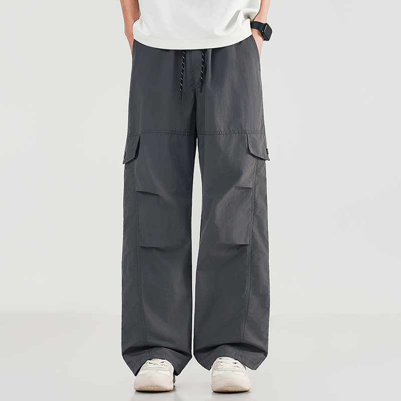 Yaz erkek iş kıyafeti geniş ba - Cargo Pant Wide incelemesi ve fiyatı