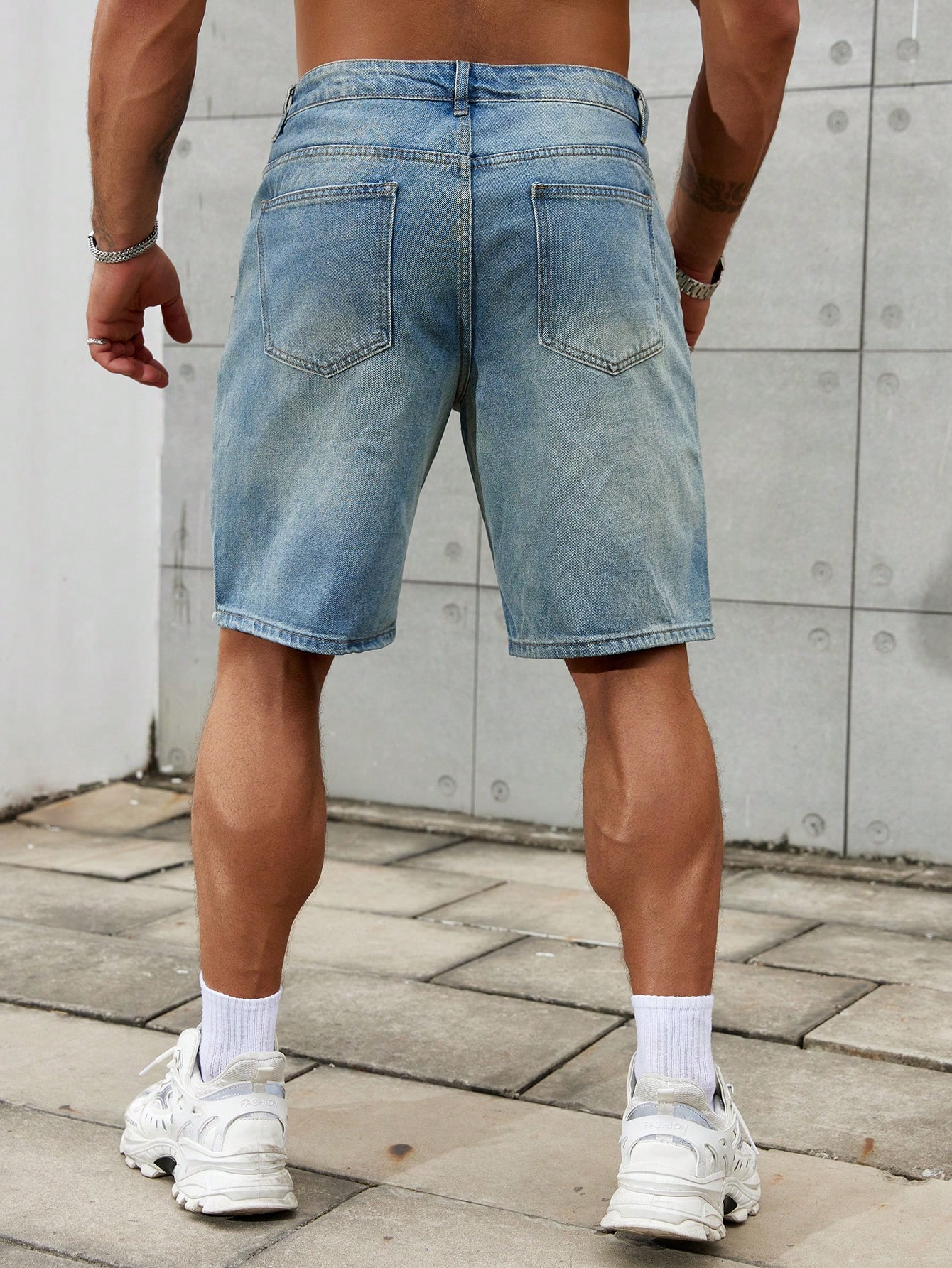 Yeni moda Mens yırtık kısa kot - Street Fashion Jeans incelemesi ve fiyatı