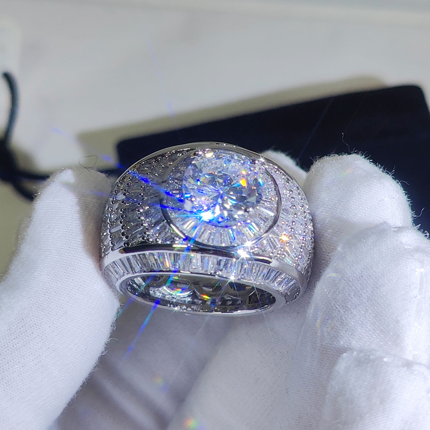 Gümüş/18k altın kaplama küme H - Street Fashion Rings incelemesi ve fiyatı