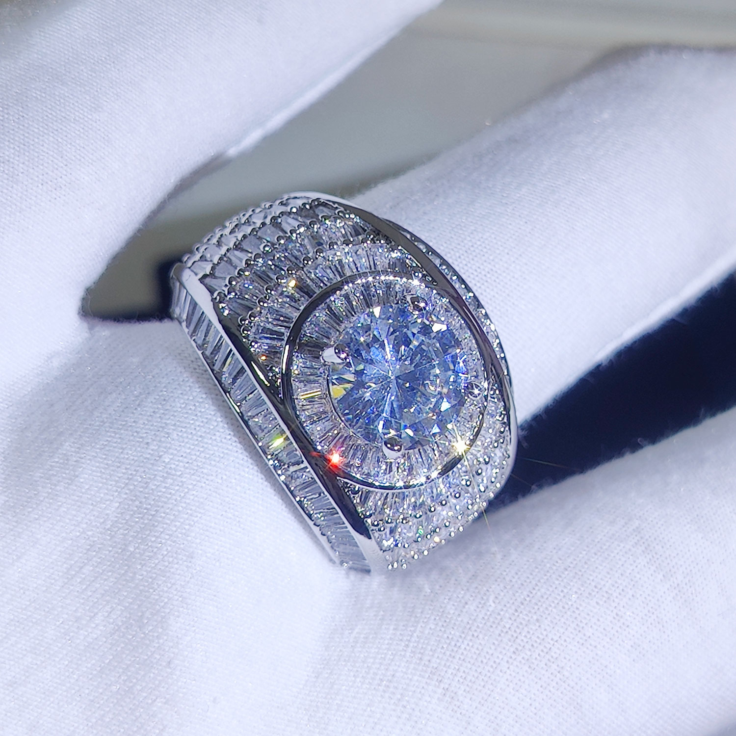 Gümüş/18k altın kaplama küme H - Street Fashion Rings incelemesi ve fiyatı
