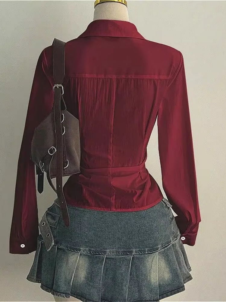 Moda Uzun kollu Bluzlar Seksi  - Street Fashion Necklace incelemesi ve fiyatı