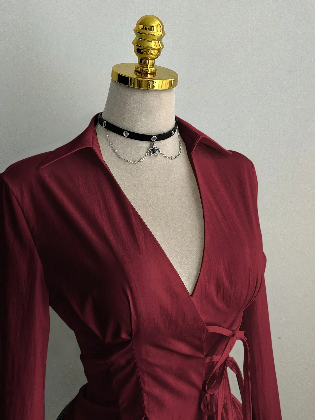 Moda Uzun kollu Bluzlar Seksi  - Street Fashion Necklace incelemesi ve fiyatı