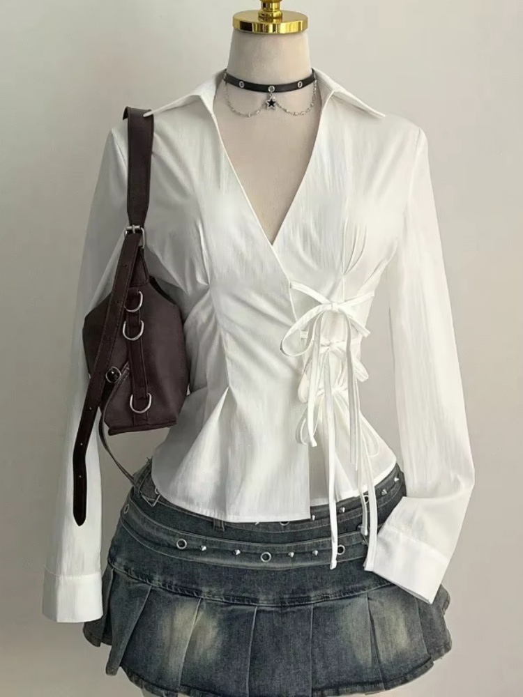 Moda Uzun kollu Bluzlar Seksi  - Street Fashion Necklace incelemesi ve fiyatı