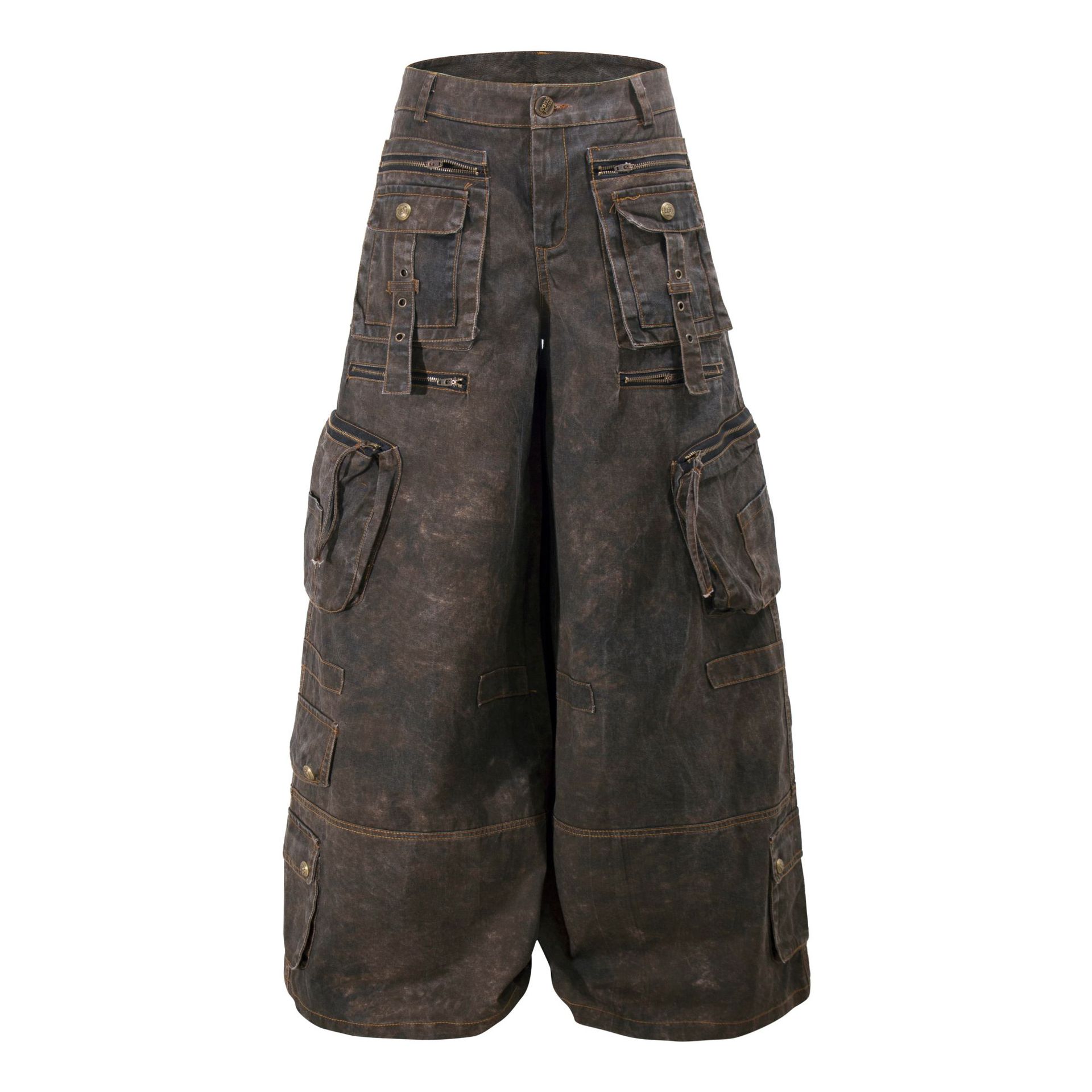 Grunge Techwear Geniş Paça Kar - Cargo Pant Wide incelemesi ve fiyatı