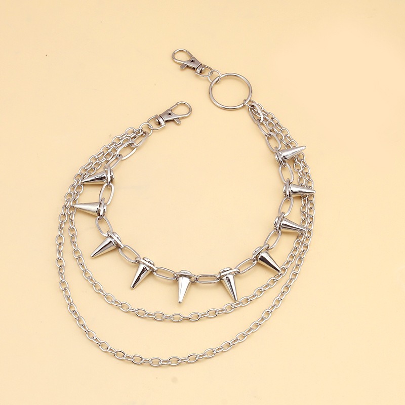 Hip Hop Punk Rock Metal Pantol - Street Fashion Necklace incelemesi ve fiyatı