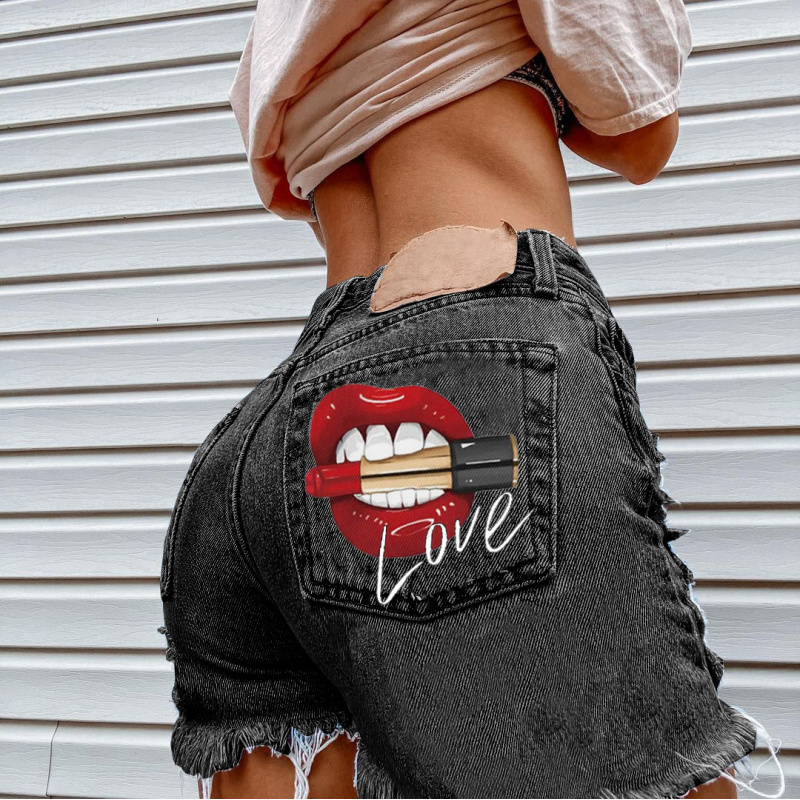 Yaz Modası Kadın Ruj Rengi Sok - Street Fashion Jeans incelemesi ve fiyatı