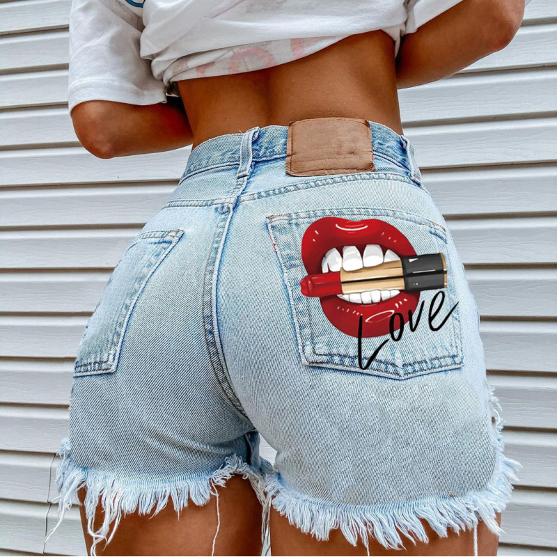 Yaz Modası Kadın Ruj Rengi Sok - Street Fashion Jeans incelemesi ve fiyatı