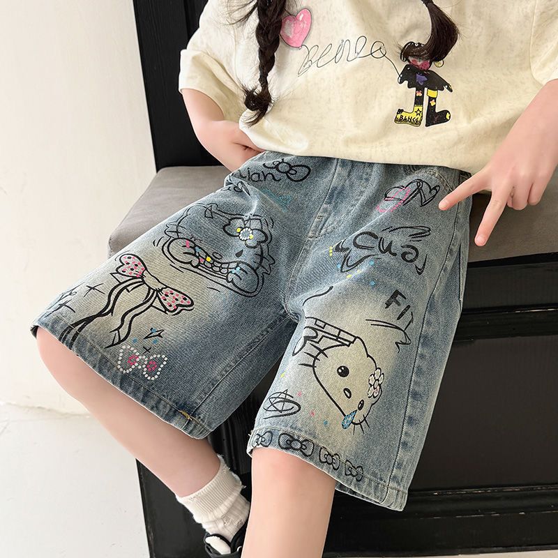 Yeni Yaz Kızlar Kot Şort Karik - Street Fashion Jeans incelemesi ve fiyatı