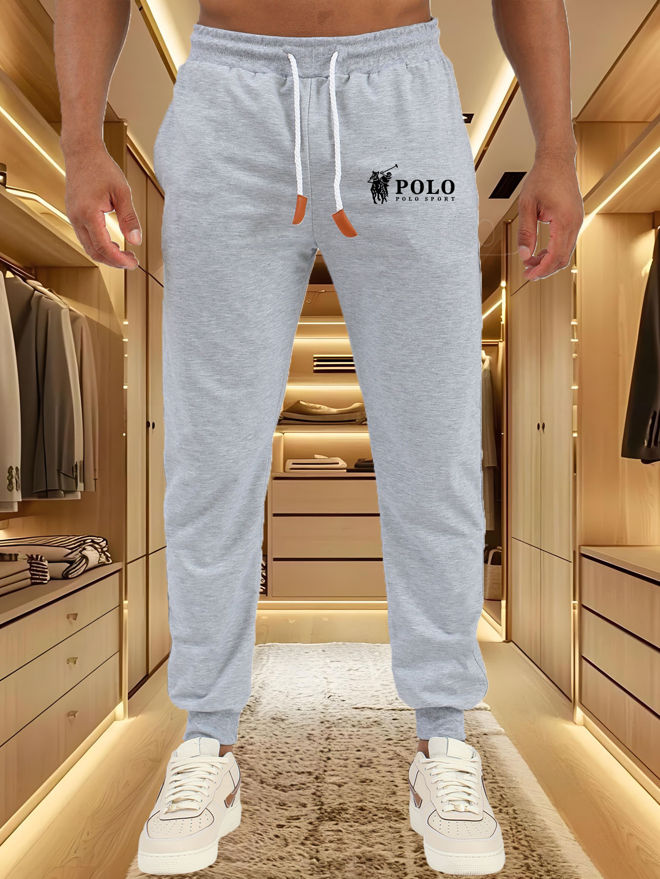 Erkekler Jogger Pantolon Klasi - Street Fashion Logo incelemesi ve fiyatı