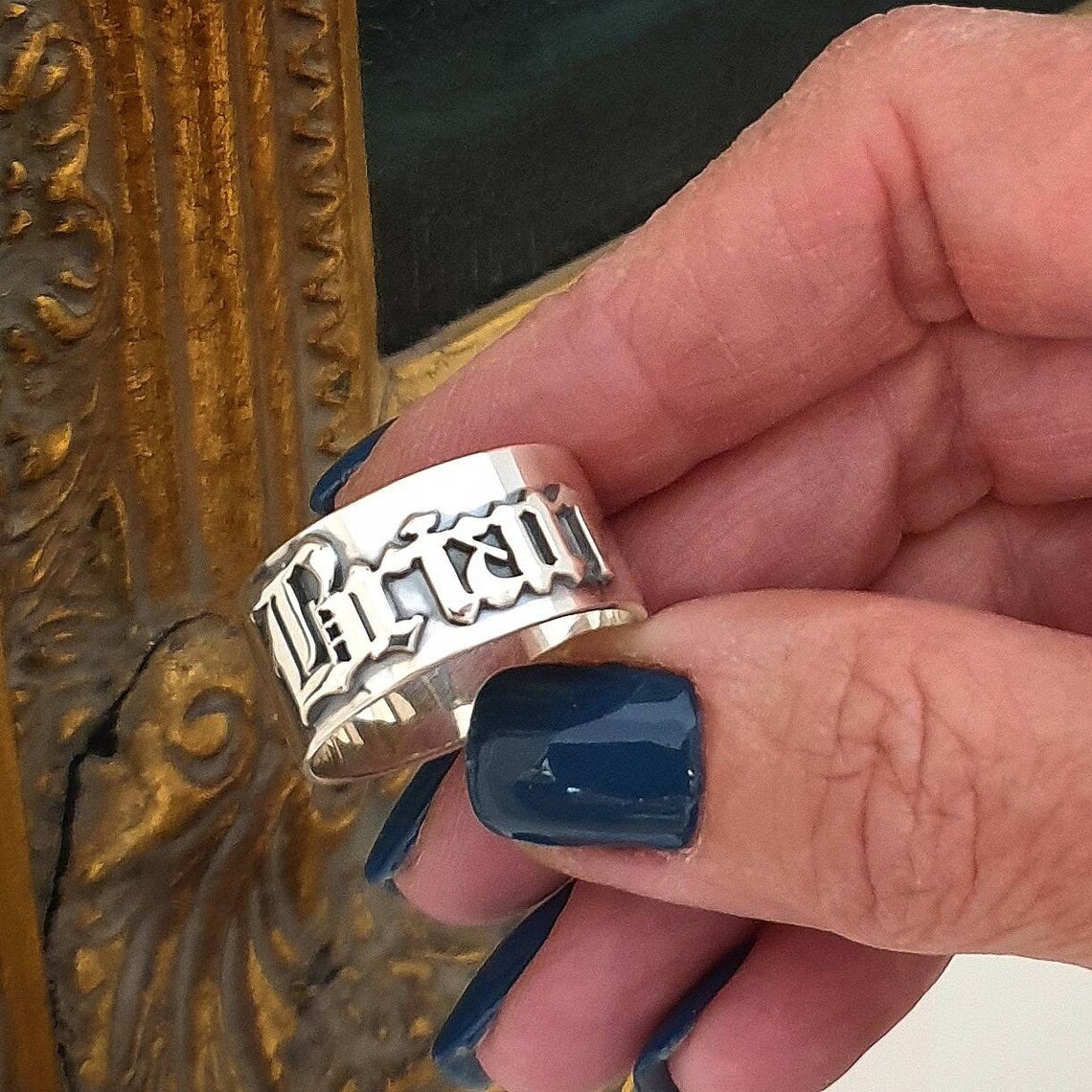 12 MM erkek Gotik Yüzükler Kiş - Street Fashion Rings incelemesi ve fiyatı