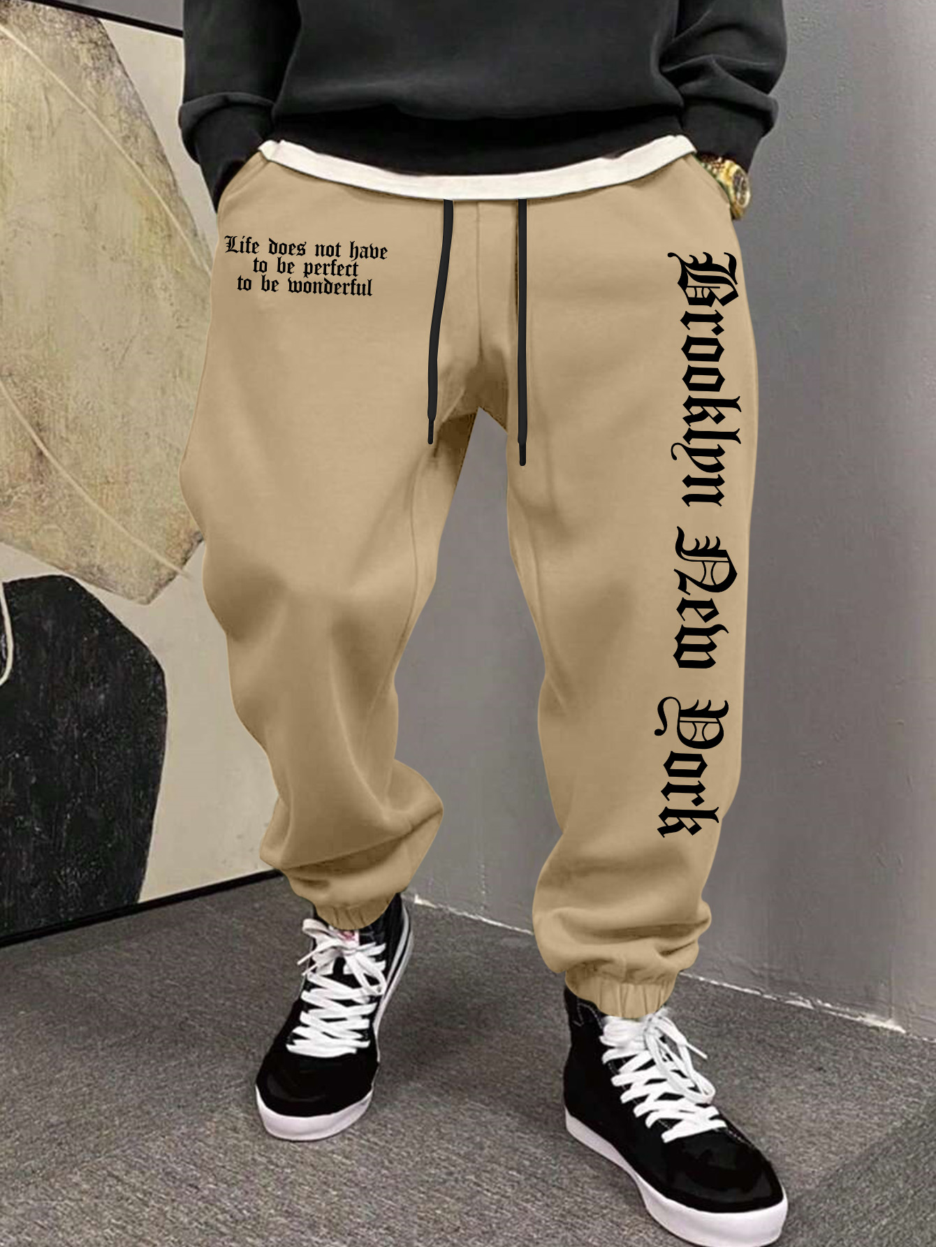 Erkek Estetik NYC Yaşam Slogan - Street Fashion Nyc incelemesi ve fiyatı