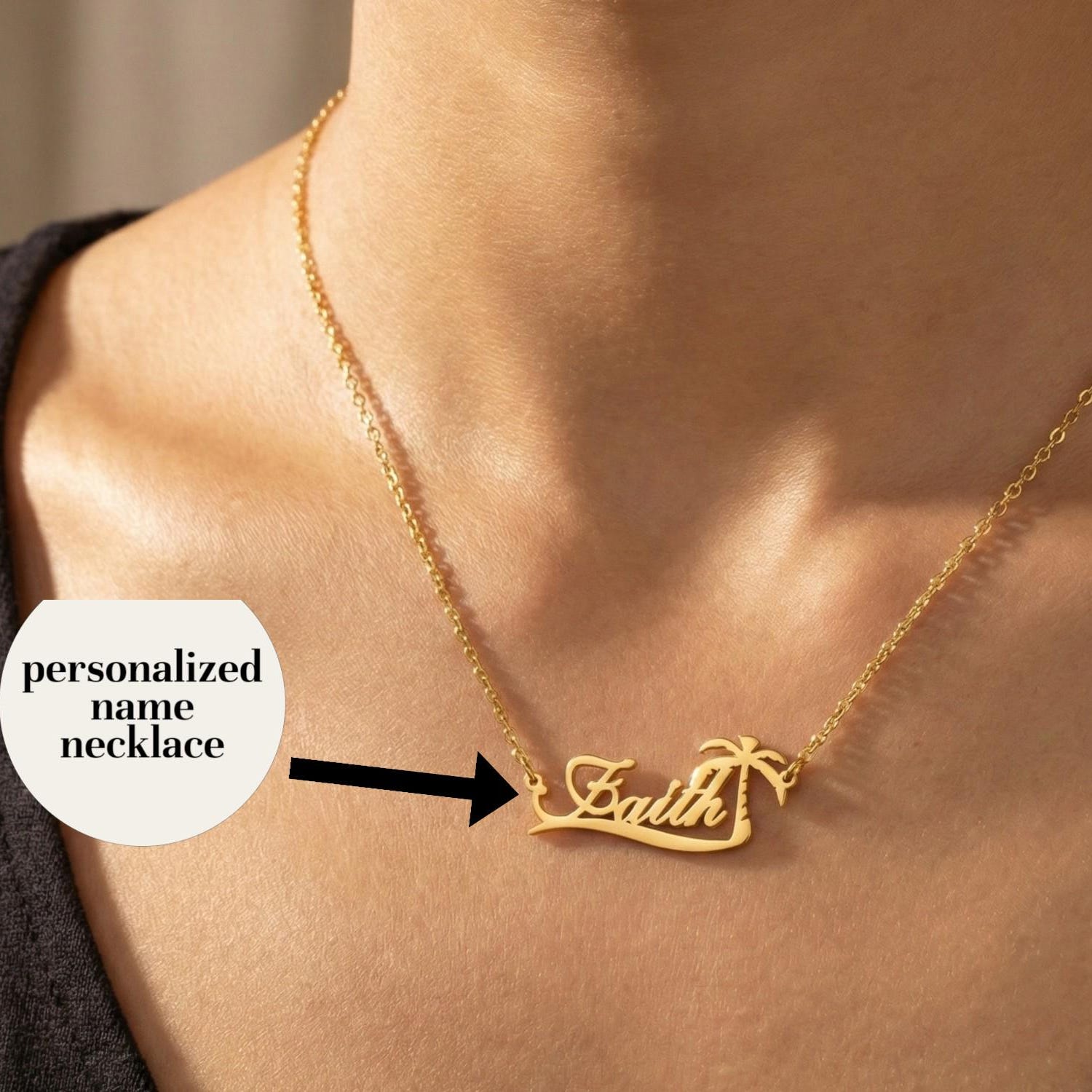 Özel Palmiye Ağacı İsimli Koly - Street Fashion Necklace incelemesi ve fiyatı
