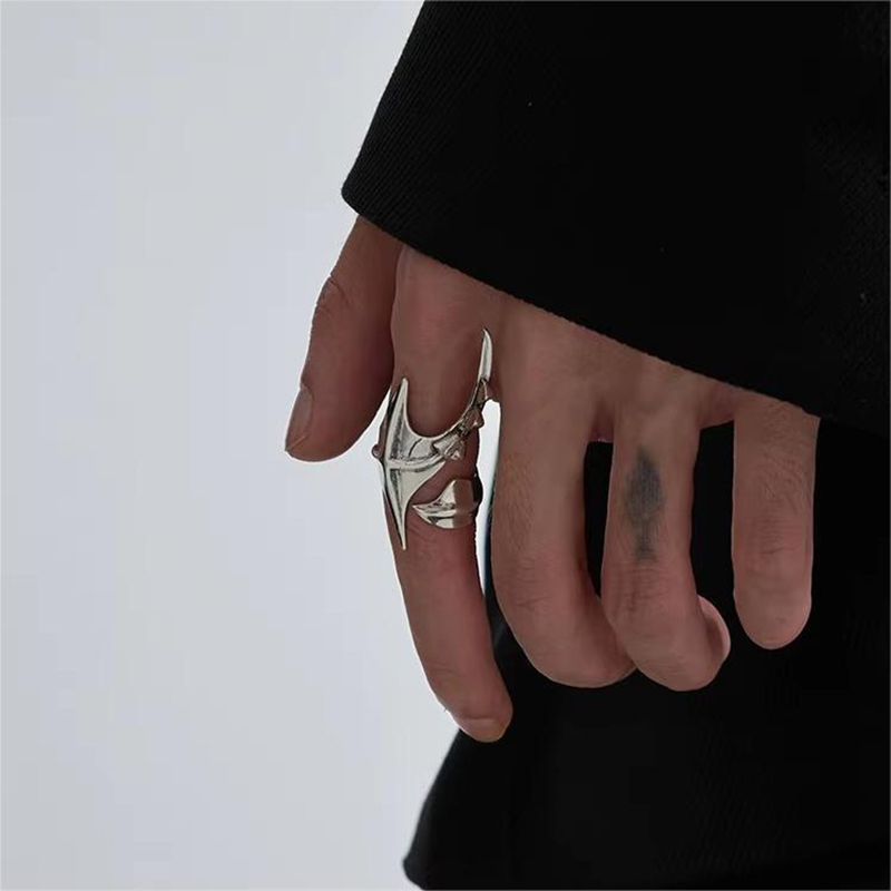 Cyberpunk Alien Düzensiz Yüzük - Street Fashion Rings incelemesi ve fiyatı